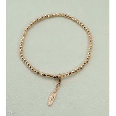 Feather (925 Silver rose gold-plated)